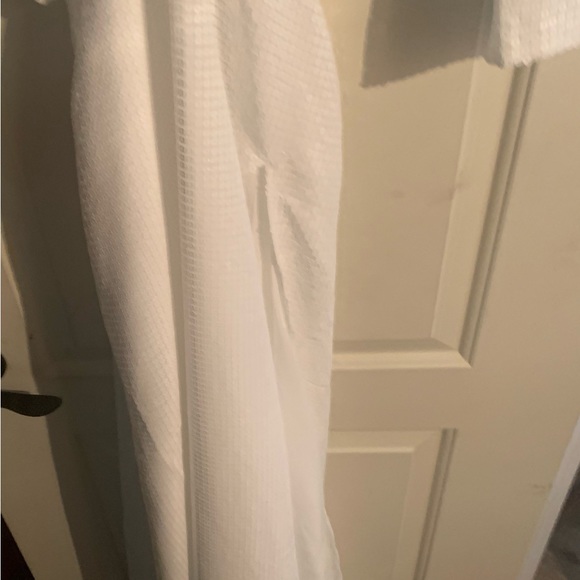 White BCBG sequins gown, with sides cut out. - Picture 3 of 3